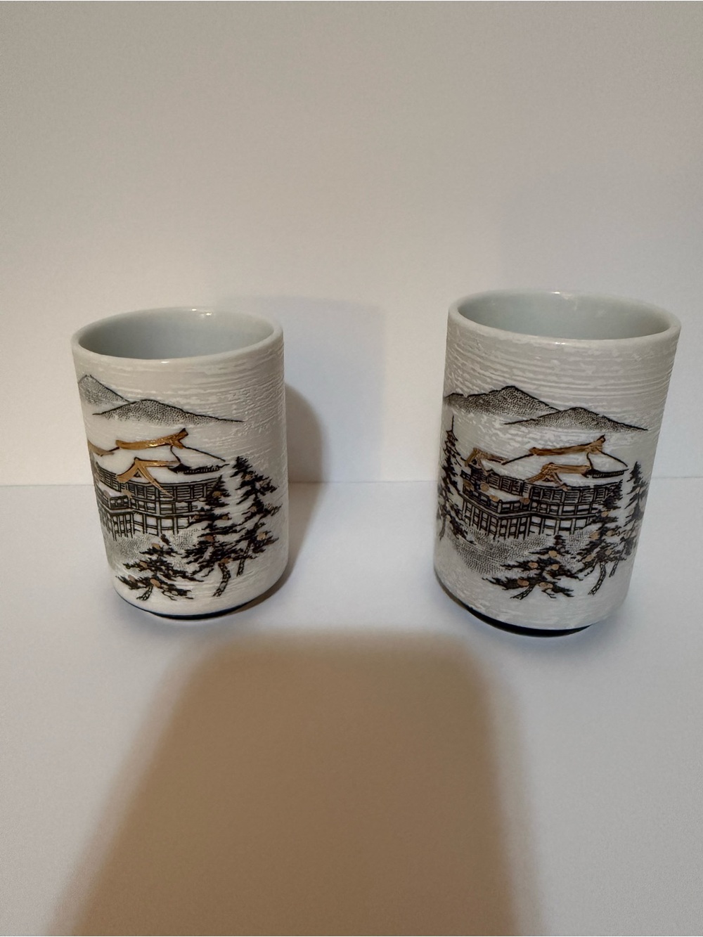 Traditional Kyoto authentic wedding tea cups